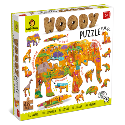 Ludattica Wooddy Puzzle-Safari